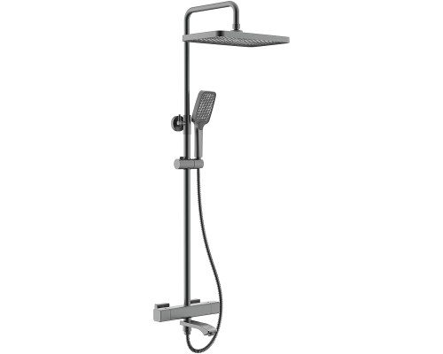 Душевая система Raglo R01.26.09 с термостатом Графит матовый