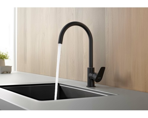 Смеситель для кухни Aquatek Бетта AQ1182MB Черный матовый