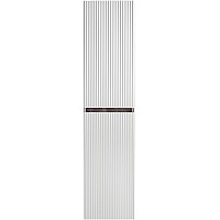 Шкаф пенал Runo Модена 35 00-00001422 подвесной Железный камень Белый