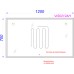 Зеркало Aqwella Vision 120 VIS0212AH с подсветкой и подогревом с бесконтактным выключателем