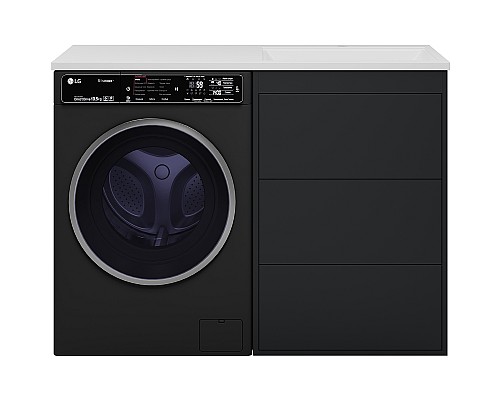 Тумба под раковину Brevita Grafit 120 GRA-01060-013Я Графит матовый