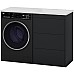 Тумба под раковину Brevita Grafit 120 GRA-01060-013Я Графит матовый