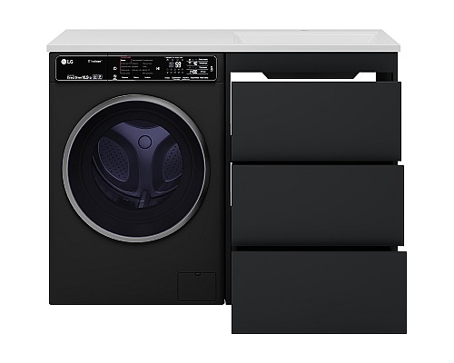Тумба под раковину Brevita Grafit 120 GRA-01060-013Я Графит матовый
