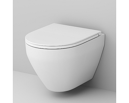 Комплект унитаза с инсталляцией AM.PM Spirit V2.0 FlashClean IS100101.701700 с сиденьем Микролифт и Белой глянцевой клавишей смыва