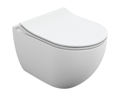 Унитаз Cersanit Brasko Smart Clean On DPL EO slim LP 64824 подвесной с сиденьем Микролифт