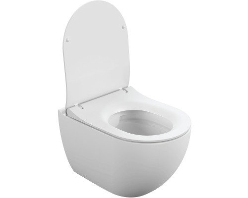 Унитаз Cersanit Brasko Smart Clean On DPL EO slim LP 64824 подвесной с сиденьем Микролифт