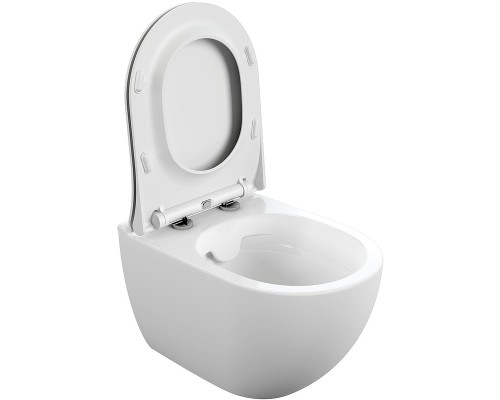 Унитаз Cersanit Brasko Smart Clean On DPL EO slim LP 64824 подвесной с сиденьем Микролифт