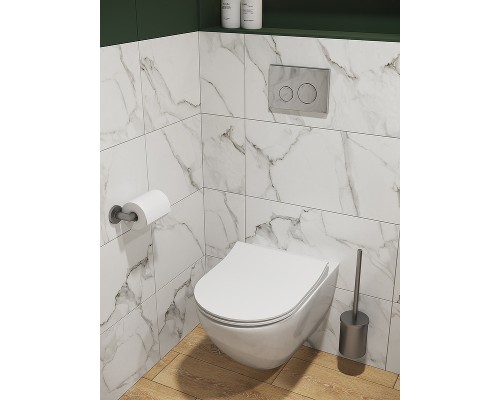 Унитаз Cersanit Brasko Smart Clean On DPL EO slim LP 64824 подвесной с сиденьем Микролифт