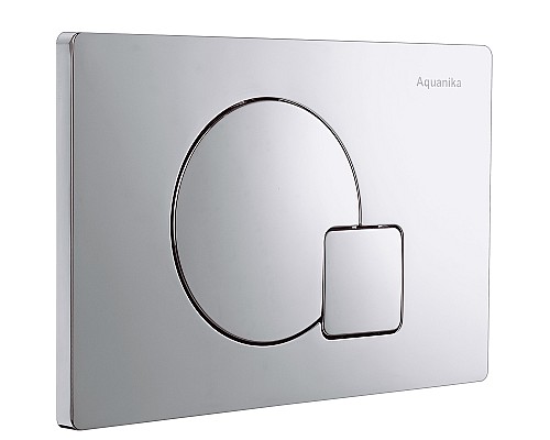 Клавиша смыва Aquanika Basic Q-type 01.02.10 Хром Клавиша смыва Aquanika Basic Q-type 01.02.10 Хром
