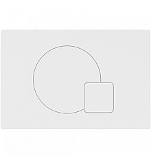 Клавиша смыва Maretti Elio AC12EL-740 Белая матовая