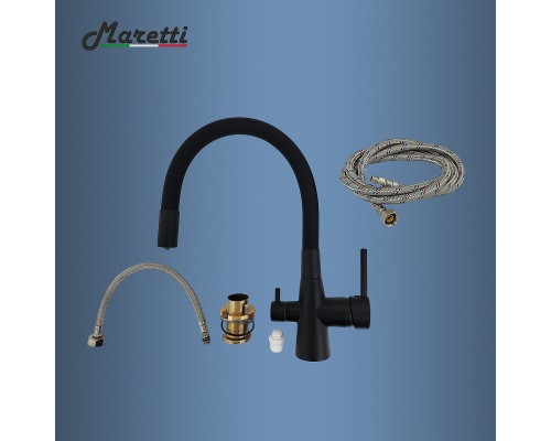 Смеситель для кухни Maretti Project Black PB31RGF71 Черный матовый
