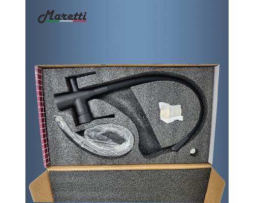 Смеситель для кухни Maretti Project Black PB31RGF71 Черный матовый