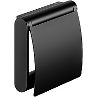 Держатель туалетной бумаги Keuco Plan 14960 370000 с крышкой Черный матовый