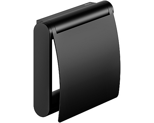 Держатель туалетной бумаги Keuco Plan 14960 370000 с крышкой Черный матовый
