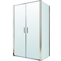 Душевой уголок Berges Legos LS-3 100х80 061048 профиль Хром стекло прозрачное