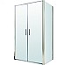 Душевой уголок Berges Legos LS-3 100х80 061048 профиль Хром стекло прозрачное