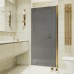 Душевая дверь Maybah Glass MGD-801-3 600x1980 на монопетле Золото стекло графитовое матовое
