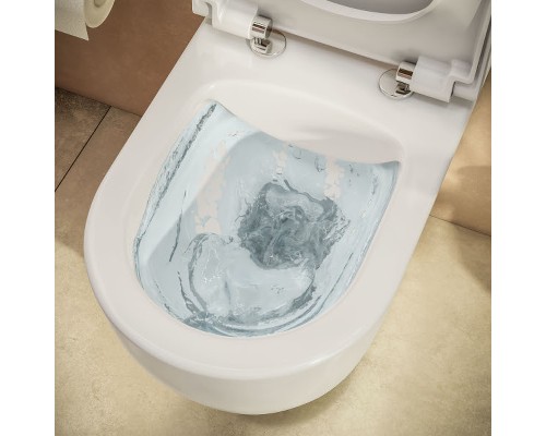 Комплект унитаза с инсталляцией Vitra S40 L-box 9005B003-7211 с сиденьем Микролифт и клавишей смыва Хром глянцевый