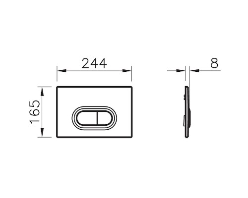 Комплект унитаза с инсталляцией Vitra S40 L-box 9005B003-7211 с сиденьем Микролифт и клавишей смыва Хром глянцевый