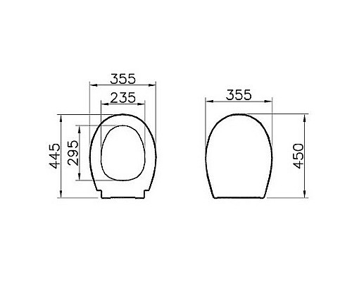 Сиденье для унитаза Vitra Universal 84-003-019 с Микролифтом
