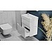 Тумба под раковину Raval Brik 55 Brk.01.55/P/W/RL подвесная Белая