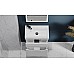 Тумба под раковину Raval Brik 55 Brk.01.55/P/W/RL подвесная Белая