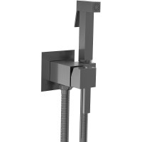 Гигиенический душ со смесителем RGW Shower Panels SP-212Gr Серый брашированный