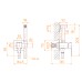 Гигиенический душ со смесителем RGW Shower Panels SP-212Gr Серый брашированный