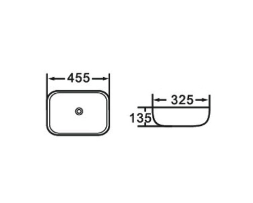 Раковина-чаша beWash Schutz 45 BK4532CT120 Черная матовая