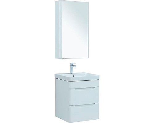 Комплект мебели для ванной Aquanet София 50 274191 подвесной Белый глянец