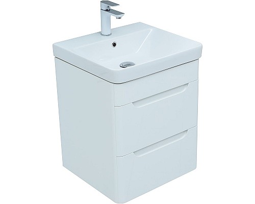 Комплект мебели для ванной Aquanet София 50 274191 подвесной Белый глянец