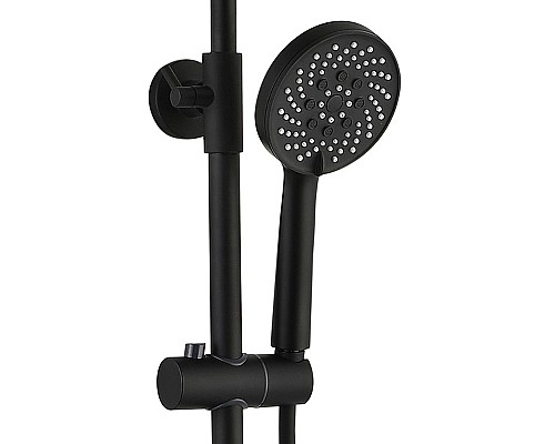 Душевая система beWash BV1MMSS6666 Черная матовая