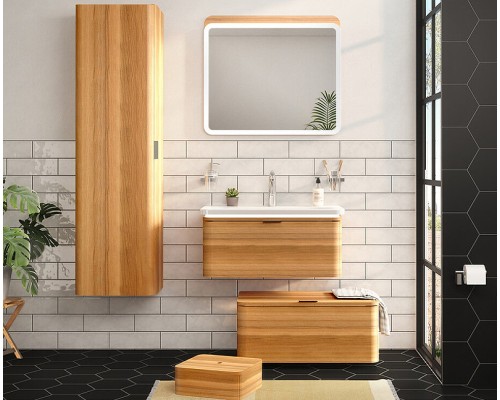 Шкаф пенал Vitra Nest Trendy 45 L подвесной Натуральное дерево