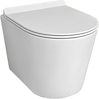 Унитаз beWash Aldo BKWHR401480 подвесной Белый матовый с сиденьем Микролифт