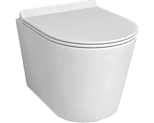 Унитаз beWash Aldo BKWHR401480 подвесной Белый матовый с сиденьем Микролифт