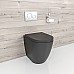 Унитаз beWash Aldo BKFSR101565 приставной Черный матовый с сиденьем Микролифт
