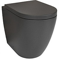 Унитаз beWash Aldo BKFSR101565 приставной Черный матовый с сиденьем Микролифт