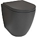 Унитаз beWash Aldo BKFSR101565 приставной Черный матовый с сиденьем Микролифт
