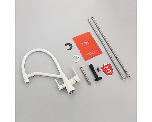 Смеситель для кухни Raglo R80.62.08 Белый матовый