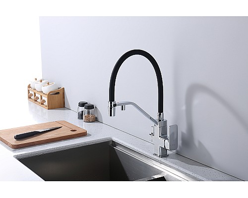 Смеситель для кухни Raglo R85.62 Хром Черный