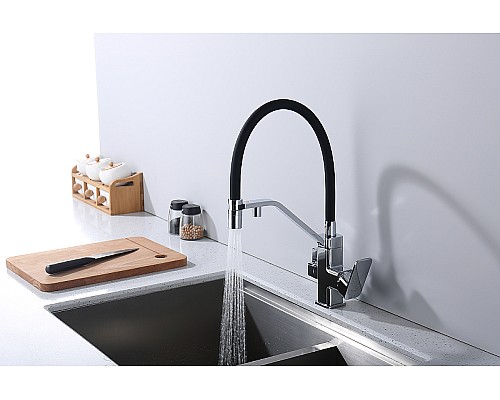 Смеситель для кухни Raglo R85.62 Хром Черный