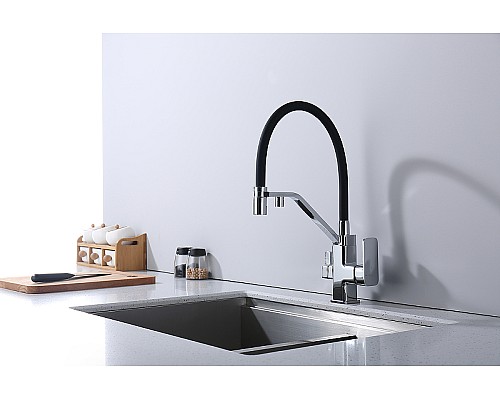 Смеситель для кухни Raglo R85.62 Хром Черный