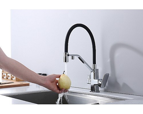 Смеситель для кухни Raglo R85.62 Хром Черный