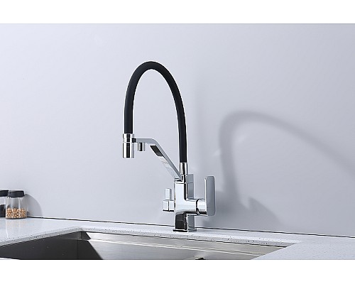 Смеситель для кухни Raglo R85.62 Хром Черный