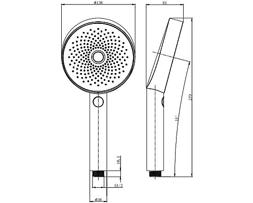 Ручной душ Allen Brau Priority 5.31B20-BN Никель брашированный