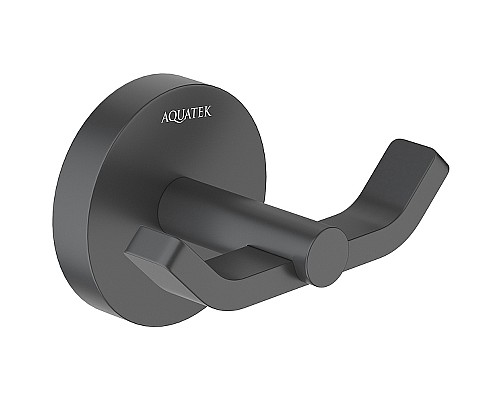 Двойной крючок Aquatek Бетта AQ4602MB Черный матовый