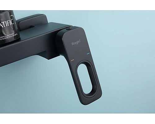 Смеситель для ванны Raglo R51.30.06 Черный матовый