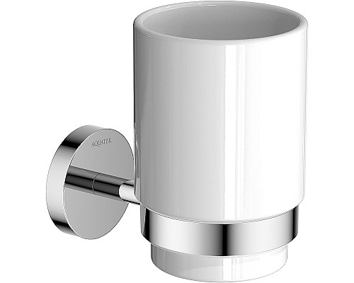 Стакан для зубных щеток Aquatek Бетта AQ4604CR Хром
