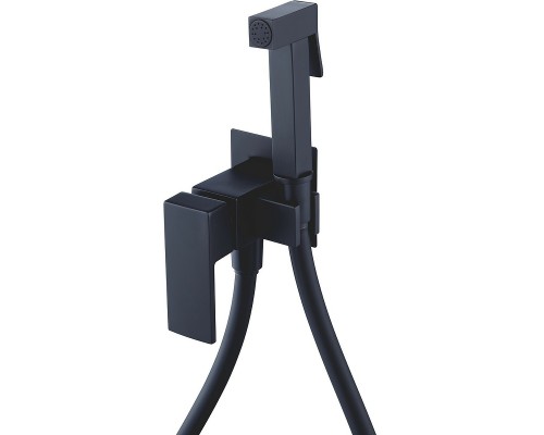 Гигиенический душ со смесителем Splenka S98.52.06 Черный матовый