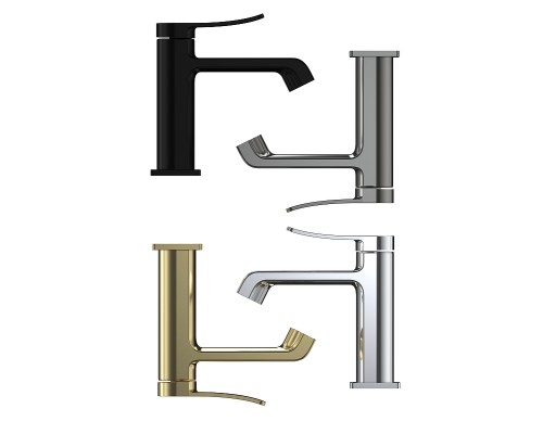 Смеситель для раковины Splenka S31.10.06 Черный матовый